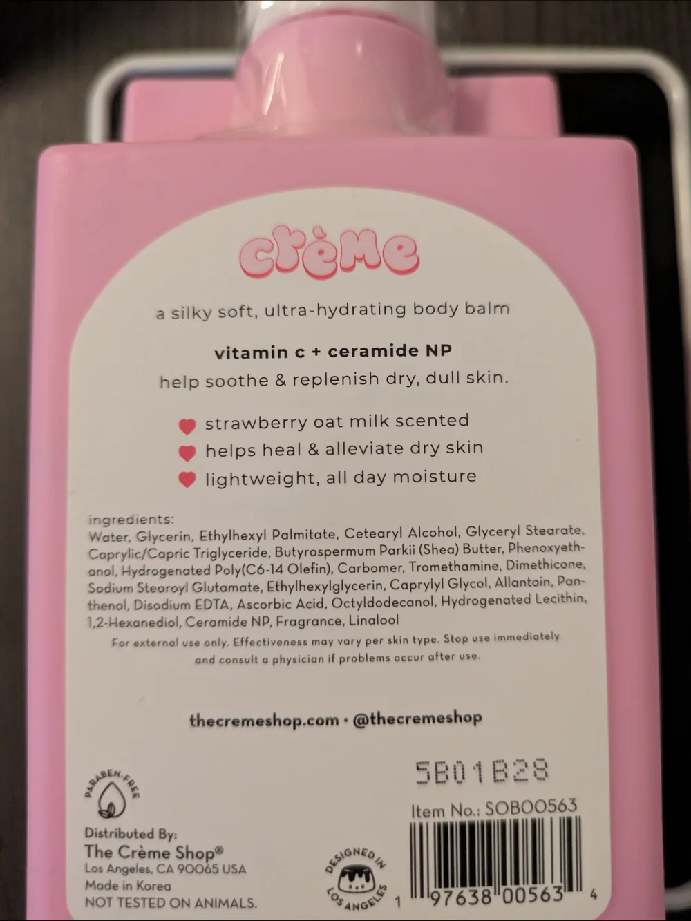 The Creme Shop crème strawberry